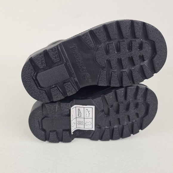 Timberland 6In Classic TODDLER Casual Boots Outdoors Black Leather - Picture 9 of 10